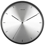 Wall Clock FINESSE - Nickel Dial Black