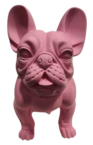 Bulldog Sitting - Pink