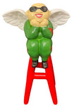 Cheeky Angel Salute - Green