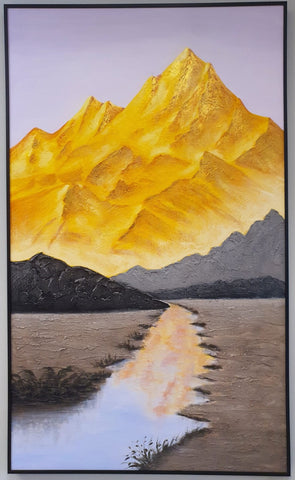Golden Mountain Painting