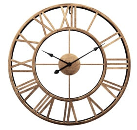 Roman Clock 50cm - Gold (Indent)