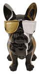 Sitting Bulldog - Black (Indent)