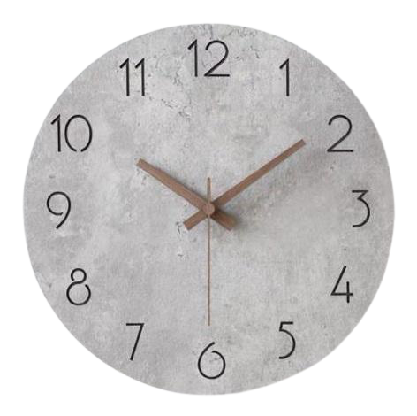 Sunken Number Clock (Grey) - MOLECULE PTE. LTD.