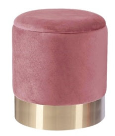 Classic Stool w Storage Pink - Indent