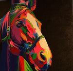 Colourful Horse Oil Painting