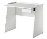 Desk Contemporary With Drawer (Right) - White
