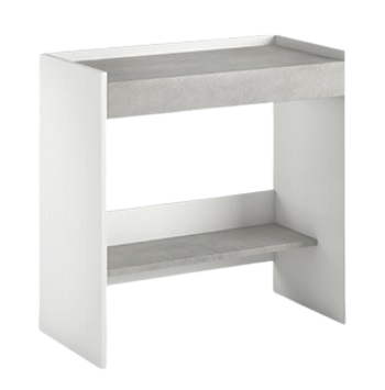 Desk Home Office - White / Concrete