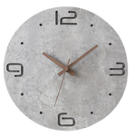 Dotty Number Clock 30 - Grey (Indent)