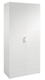 Elementi Compos Multipurpose Wardrobe White - White Doors (Indent)