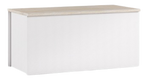 Elementi Hallway Bench With Trunk - White / Oak