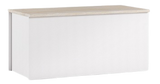 Elementi Hallway Bench With Trunk - White / Oak