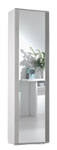 Elementi Milleusi Multi-Purpose Cabinet With Mirror - White / Concrete