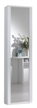 Elementi Milleusi Multi-Purpose Cabinet With Mirror - White