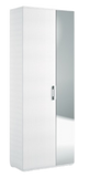 Extraspazio Multipurpose Cabinet W/Mirror And Drawer - White