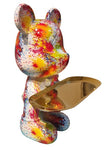 Happy Bear w Long Tray Standing - Bright Splash