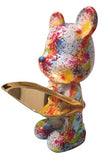 Happy Bear w Long Tray Standing - Bright Splash