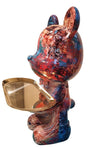 Happy Bear w Long Tray Standing - Opulent Splash