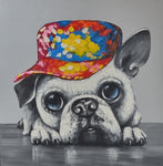 Hatty Dog Oil Painting