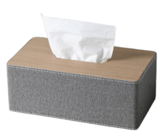 Tissue Box - Classic Grey Linen