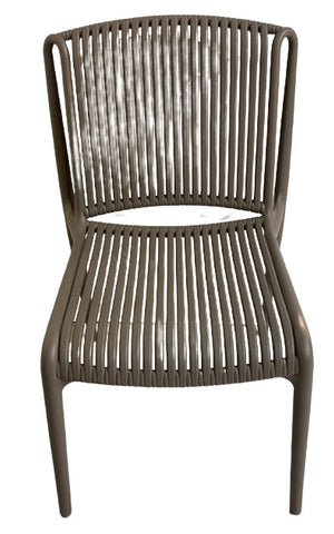 Catty Linear Chair - Grey (Indent)