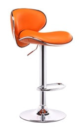 Lotus Adjustable High Bar Chair - Orange (Indent)