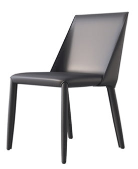 Markus Dining Chair (Grey)- (Indent) - MOLECULE PTE. LTD.