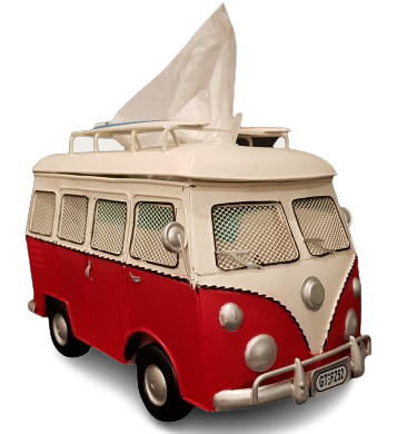 Mez Beetle Bus Tissue (Red) - Indent