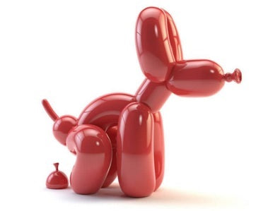 Poopy Balloon Dog (Red) - MOLECULE PTE. LTD.