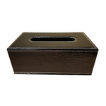 Nest Croc Tissue Box Black