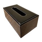Nest Croc Tissue Box Black