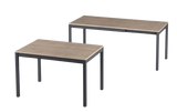 Password Extend Table With Metal Legs - Oak