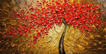 Red Golden Tree - Indent