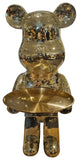 Serving Bear w Tray - Gold Mosaico (Indent)