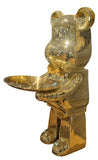Serving Bear w Tray - Gold Mosaico (Indent)