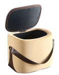 Smiley Stool With Storage (Beige)