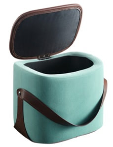 Smiley Stool With Storage (Green)