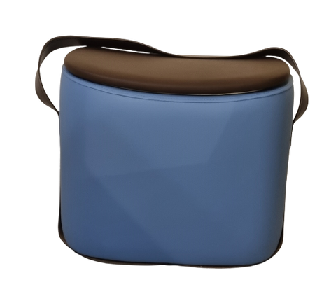 Smiley Stool With Storage (Sky Blue)