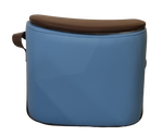 Smiley Stool With Storage (Turquoise)