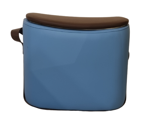 Smiley Stool With Storage (Turquoise)