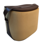 Smiley Stool With Storage (Beige)