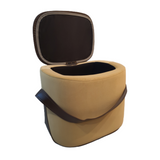 Smiley Stool With Storage (Beige)