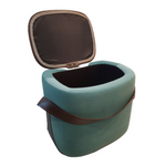 Smiley Stool w Storage (Green)