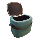 Smiley Stool w Storage (Green)