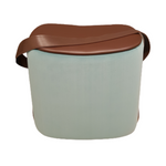 Smiley Stool w Handle (Green) - PU Seat (Indent)