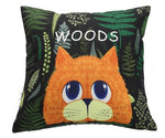 Woods Cat Cushion