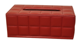 Grid Tissue Box Red - Indent