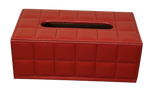 Grid Tissue Box Red - Indent